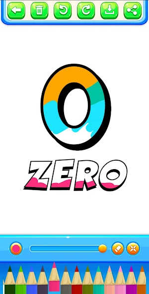 Numbers Coloring Book & Pages Screenshot 2