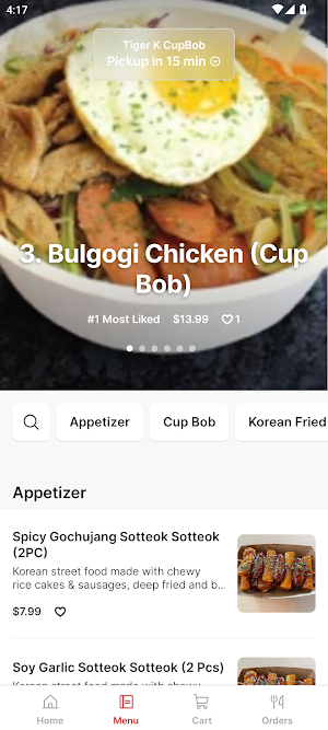 Tiger K CupBob Screenshot 1