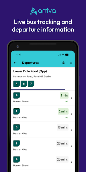 Arriva Bus App Screenshot 2