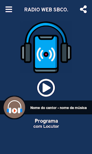 Rádio Web SBCo. Screenshot 0