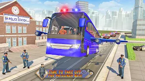 US Police Flying Prison Bus Criminal Transport Screenshot 2