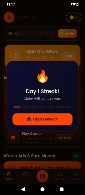 Spin To Win Earn Cash Screenshot 0