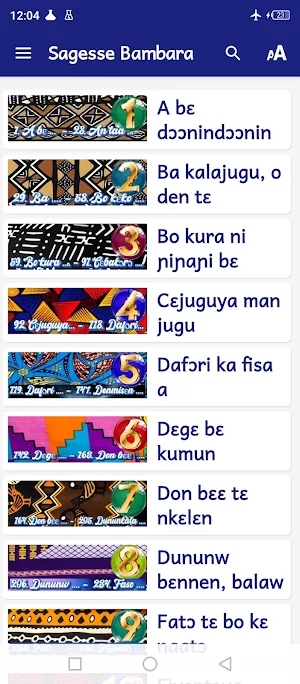 Sagesse Bambara Screenshot 0