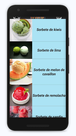 Helados & Sorbetes Screenshot 2