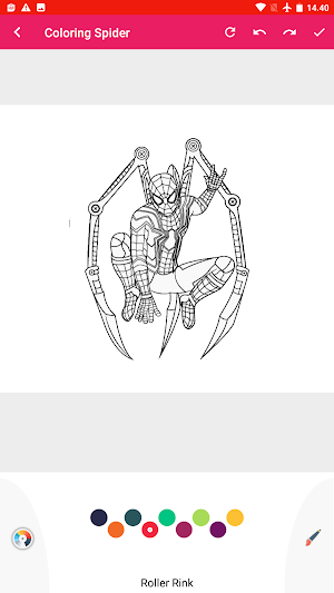spider hero : coloring Screenshot 1