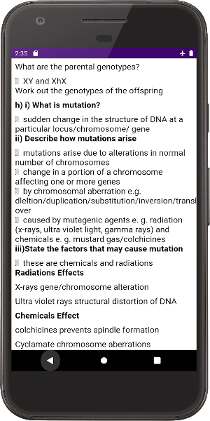 Zimsec Biology Revision Screenshot 3