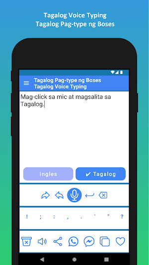 Tagalog Voice Typing App Screenshot 2
