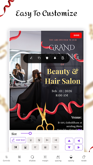 Grand Opening Invitation Card Screenshot 3