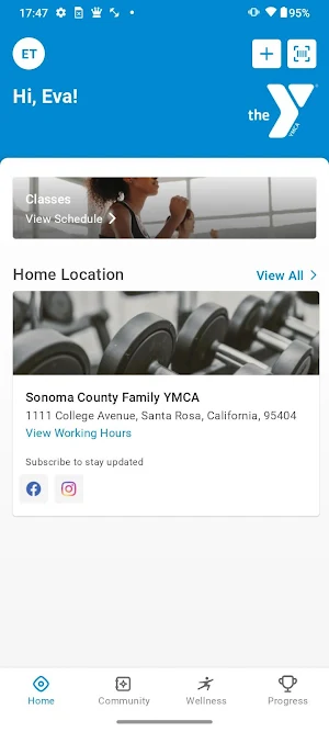 Sonoma County Family YMCA Screenshot 1