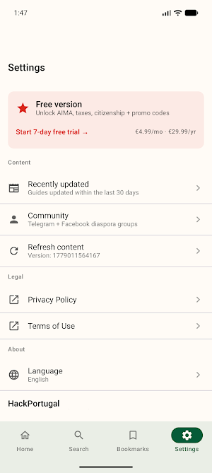 HackPortugal Screenshot 1