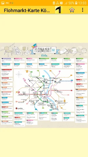 flea market map Cologne Screenshot 0