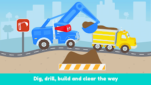 Carl the Super Truck Roadworks: Dig, Drill & Build Screenshot 2