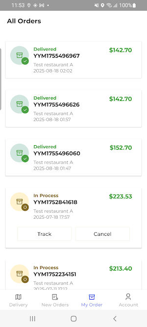 PT Delivery Screenshot 1
