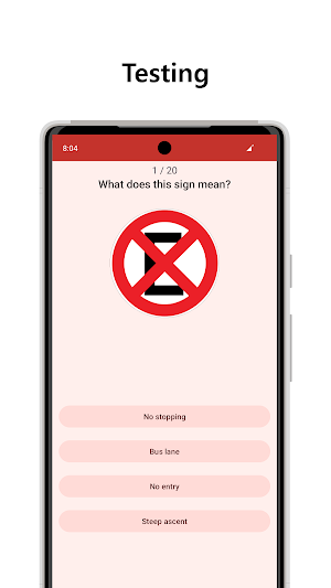 Argentina Road Signs. Test Screenshot 1