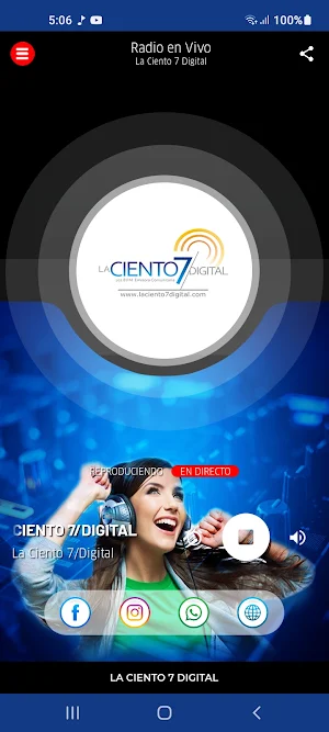La Ciento 7 Digital Screenshot 0
