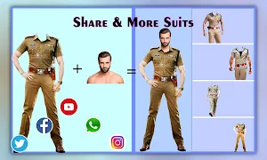 Men Police Suit Photo Editor 2020 Screenshot 2