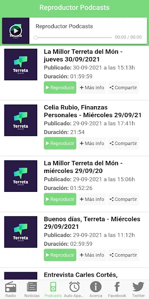 Terreta Radio Screenshot 2