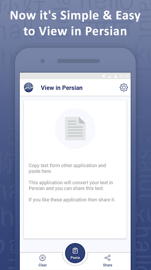 View in Persian Font Screenshot 0