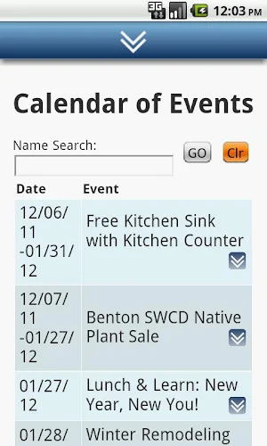 Corvallis Chamber of Commerce Screenshot 2