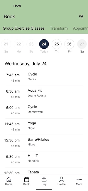 Hamilton Lakes Athletic Club Screenshot 1