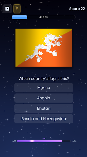 Geo Snips: Flags and Maps Quiz Screenshot 2