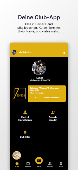 Level 7 Fitness Screenshot 0