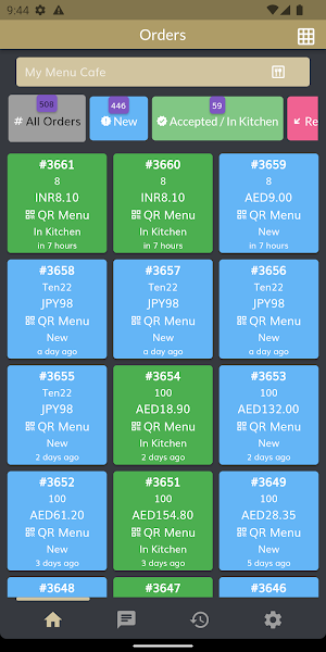 My Menu Manager Screenshot 0