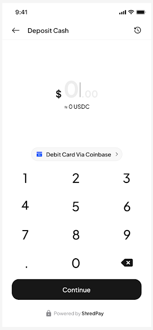 ShredPay: BTC, Crypto, Invest Screenshot 2