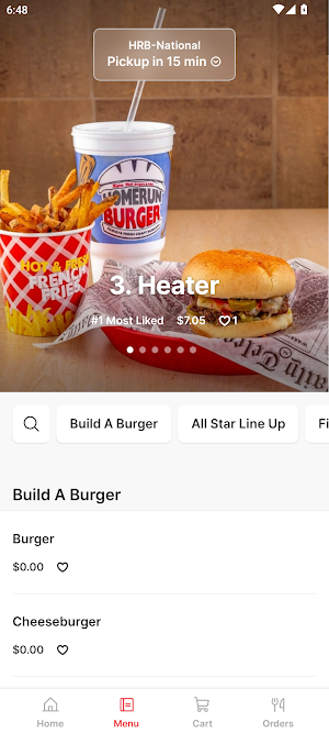 Home Run Burgers Screenshot 1