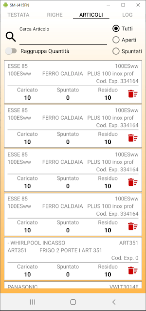Oasi Spunta Screenshot 3