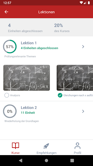 Abiturprüfung 2020 Screenshot 2