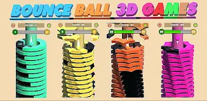 Ball Bounce 3D: Ball Drop Game Screenshot 0