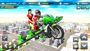 Flying Bike Real Simulator Screenshot 1