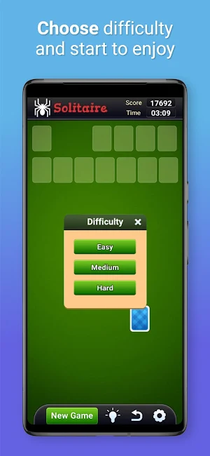 Spider Solitaire - Play Games Screenshot 1