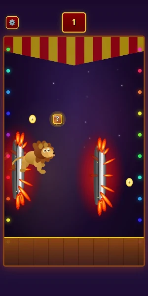 Flame Leap Lion: Circus Run Screenshot 0