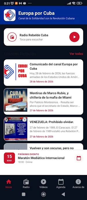 Europa por Cuba Screenshot 1