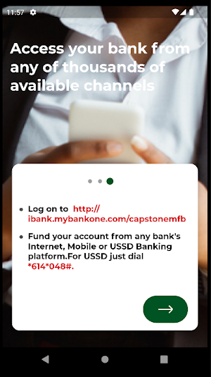 Capstone Mobile Banking Screenshot 1