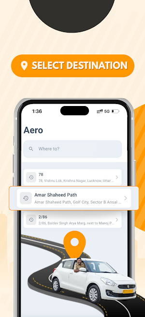 Aero V: Affordable Rides Screenshot 1