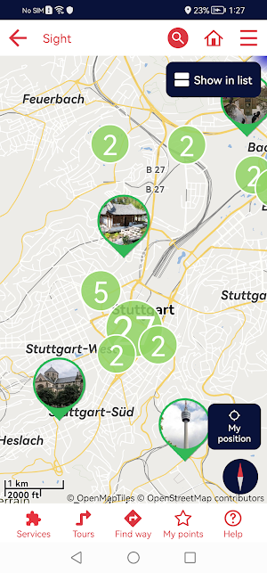 Stuttgart City Guide Screenshot 2