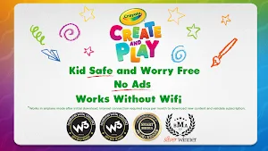 Crayola Create & Play: Coloring & Learning Games Screenshot 0