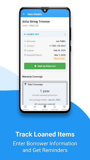 MyItemizer Screenshot 2