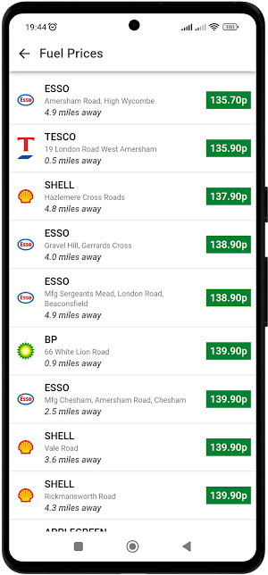 PumpScout - UK Fuel Prices Screenshot 3