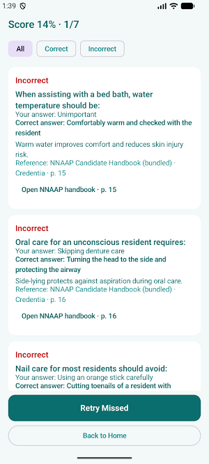 CNA Practice 2026 Screenshot 2