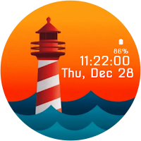 Lighthouse Animated Watch Face