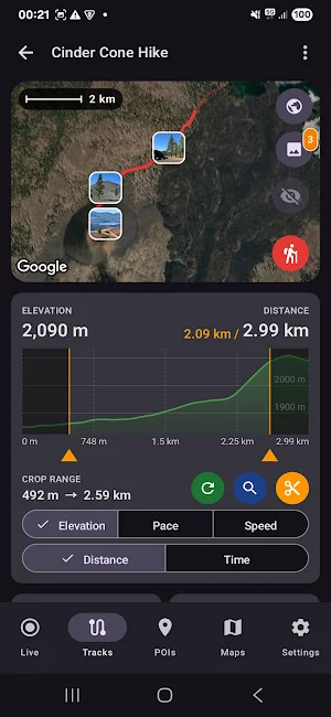 NomadTracks: GPS Map Tracker Screenshot 2