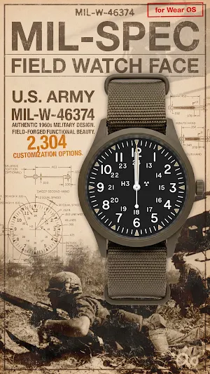 Military Spec Field Watch Face Screenshot 0