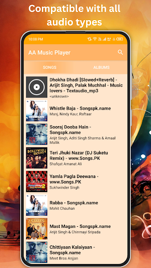 AA Music Player Screenshot 1