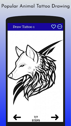 How to Draw Animal Tattoo Step by Step Screenshot 3