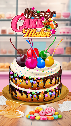Messy Cake Maker Cooking Games Screenshot 0