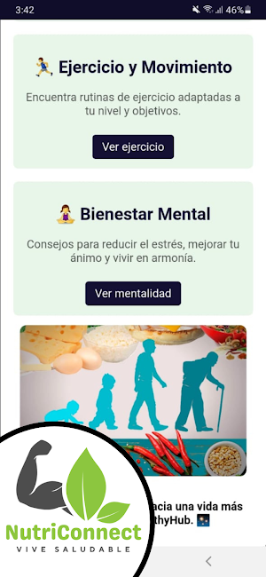 NutriConnect - Vive Saludable Screenshot 1